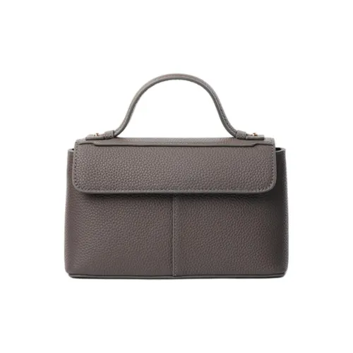 CAMPO MARZIO Коровья кожа Курьерская сумка 19 Женская Слоновой серый