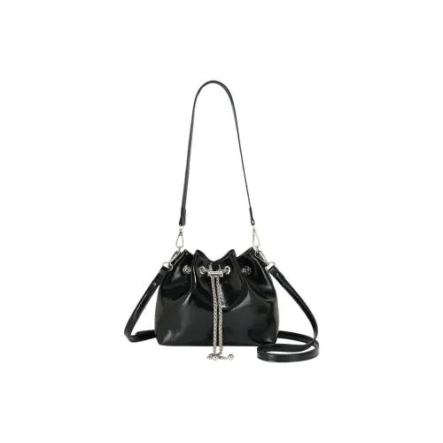 MARKANGARO ПУ (полиуретан) Сумка через плечо Стандартная Женская Черная Серебряная Белая