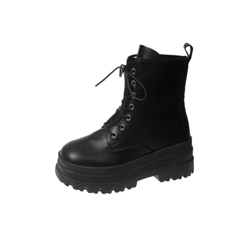 Wuji ботинки Martin черные женские