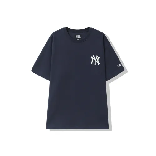 New Era Темно-синие унисекс футболки