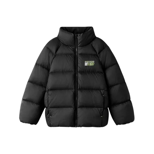 Skechers Угольный черный 0018 Унисекс Пуховики