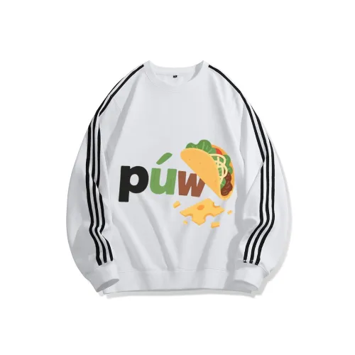 PWUE Белый Унисекс Свитшоты