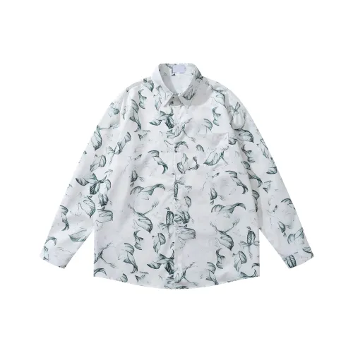 51XXHA Белый Унисекс Рубашки