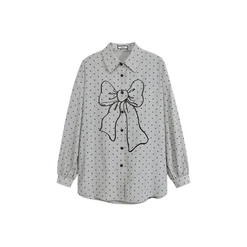 KUOSE Полосы Женские Рубашки