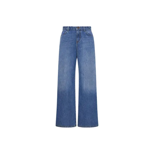 THE ROW Женские джинсы синего цвета