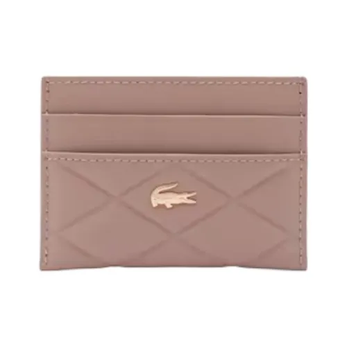 LACOSTE Collaboration Кожа Держатель для карт Стандартный Женский Розовый