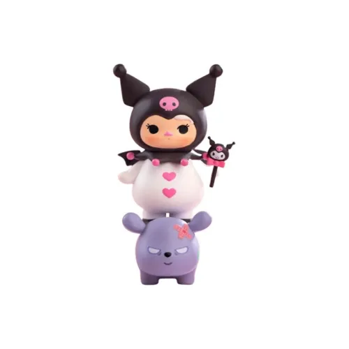 POP MART Pucky Sanrio Family Collection Слепые коробки Один Mystery Коробка Целая коробка 12 шт