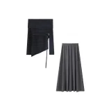 Чёрно-серый с полосами