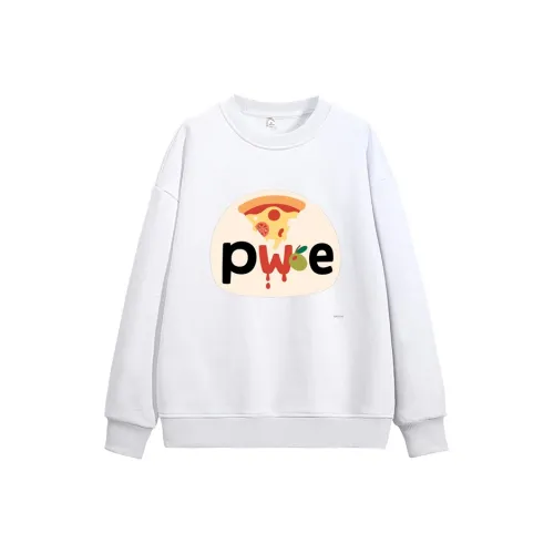 PWUE Белый Унисекс Свитшоты