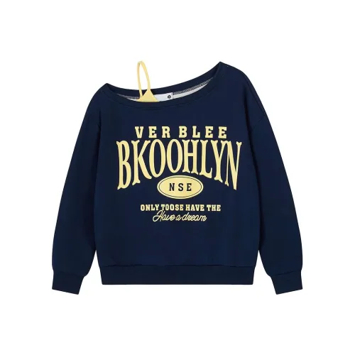 PAZZO Темно-синие Женские Свитшоты