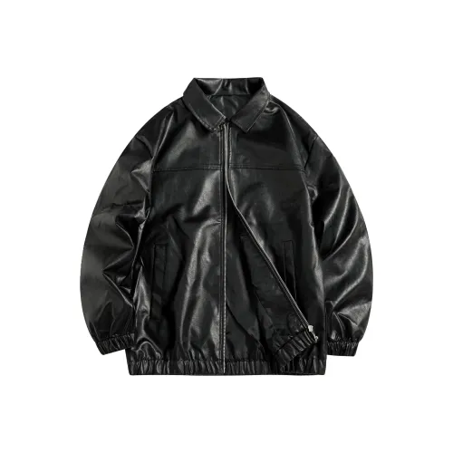 WXEX Унисекс Кожаные куртки