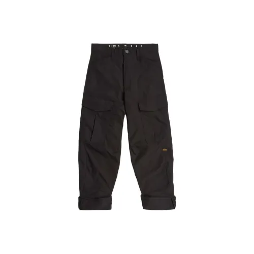 г Звезда RAW Anatomic Denim Черные Женские Брюки карго