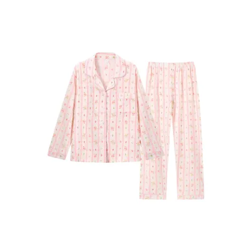 MIMOSA CHUR Pink Bear Женские Пижамные комплекты