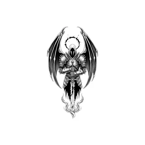 LIEJI Маска Wingman Травяной Тату Стикер