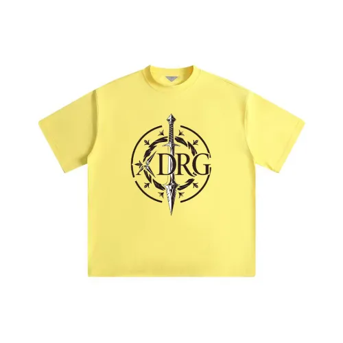 GDRG Желтый Унисекс T-рубашки