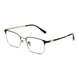 Чёрная золотая оправа