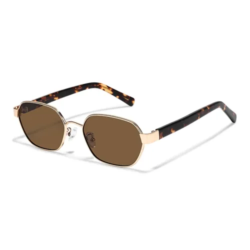 Sagawa Пластиковая оправа Металл Нерегулярная форма Солнцезащитные очки Унисекс