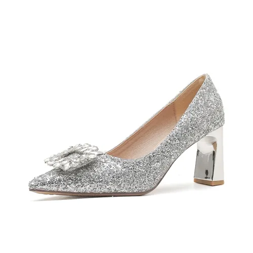 Varib Грубый каблук Высокие каблуки 7 см Женские