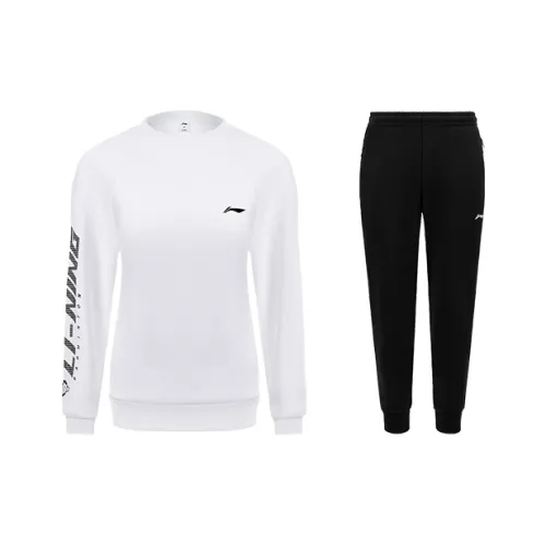 LINING Повседневный Костюм Женский Белый Черный