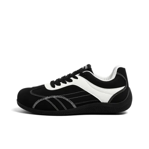 HUANQIU Износостойкий и Легкий Низкий Топ Скейтборд Кроссовки Мужские Черные