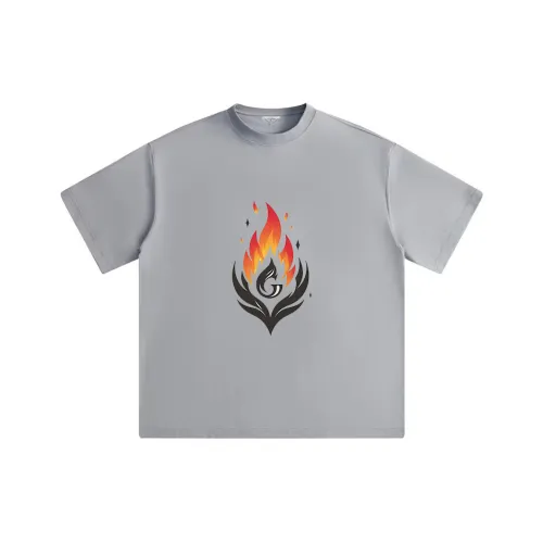 GDRG Cooling Gray Unisex T-Shirts GDRG Охлаждающие Серые Унисекс Футболки