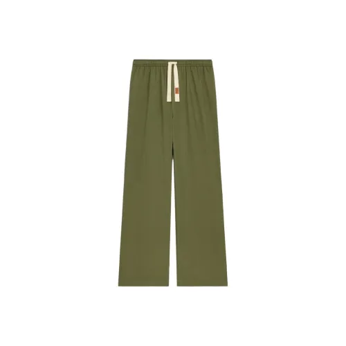 CELINE Зеленые Мужские Повседневные Штаны