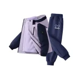 Ди H Треугольник Крючок и Петля K Фиолетовый Синий + Ди Линия K Темно-Синий