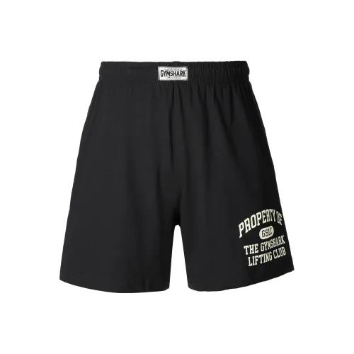 GYMSHARK Легкий Джерси Шорты Повседневные шорты Мужской Черный