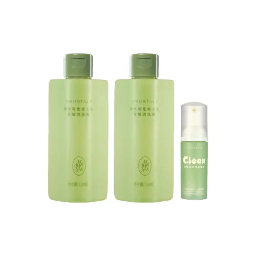 AMORTALS Кисть для макияжа Розовый Инструмент для макияжа Очиститель Чистка 150 мл*2+50 мл