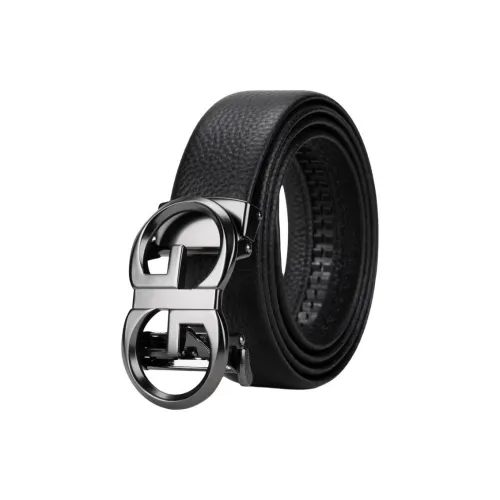 Devanro Ремни из натуральной коровьей кожи мужские 3,5 см