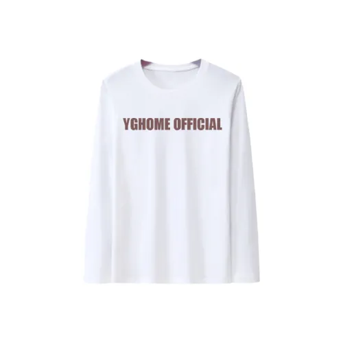 YGHOME OFFICIAL Белый Унисекс T-рубашки