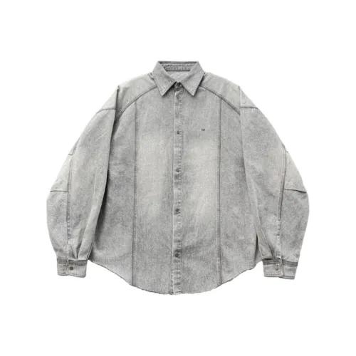 RVANGUARD Серый Белый Унисекс Рубашки