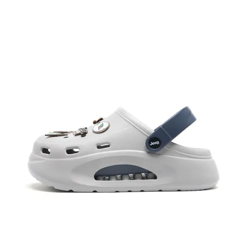 JEEP Сабо Женские Хаки-серо-синий Цвет