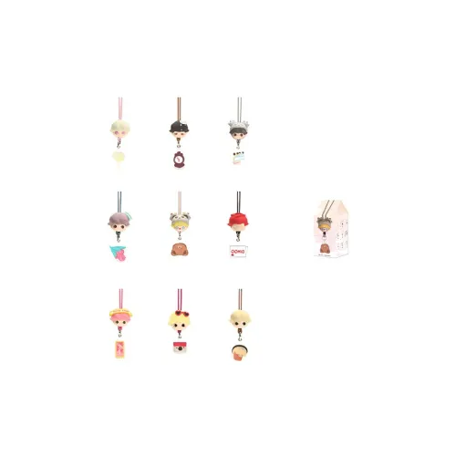 POP MART Dimoo Date Japanese Style Row Lanyard Слепые коробки Один Blind Коробка Целая коробка 9 шт