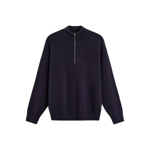 ZARA Баклажаново-фиолетовый Мужской Трикотаж