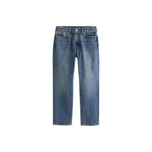 Abercrombie＆Fitch Blue Men's Jeans Аберкомби＆Фитч Синий Мужской Джинсы