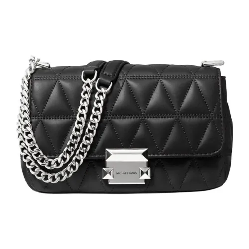 MICHAEL KORS Sloan Кожа Сумка через плечо Сумка на плечо Женская Черная