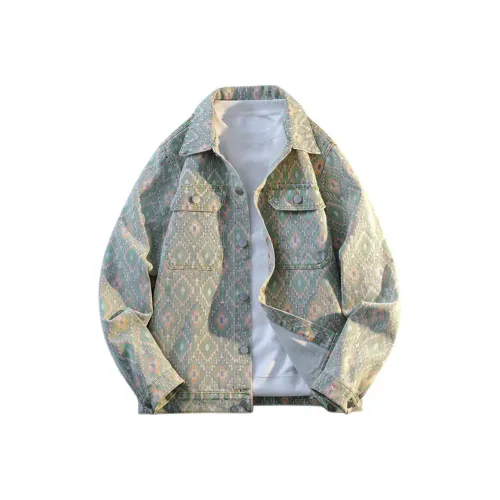 BAISHENGHU Зеленый Мужской Куртки