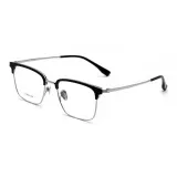 Черно-серебряная оправа