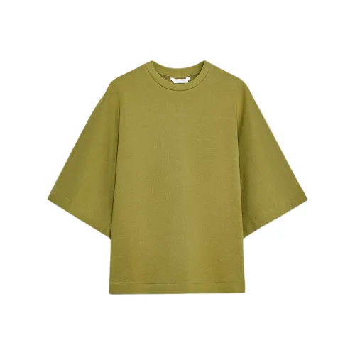 ZARA Оливково-зеленые Женские T-рубашки