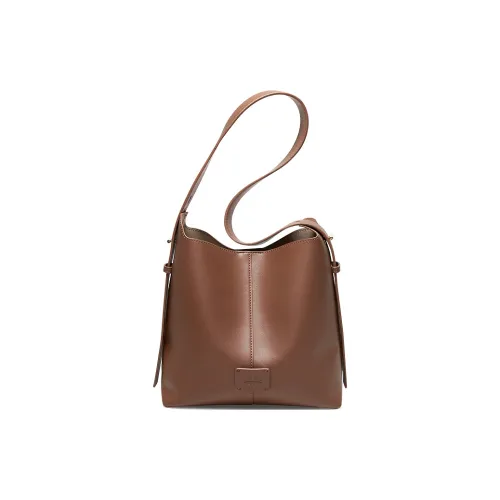 15 MINS Сумка через плечо из синтетической кожи сумка на плечо обычная женская какао-коричневый молочно-белый