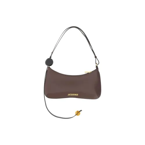 Jacquemus Le Bisou Телячья кожа Сумка через плечо Женская Коричневая
