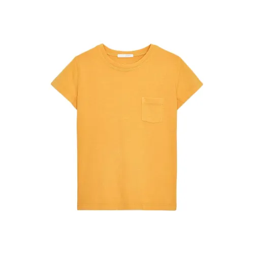 ZARA Апельсин Женские T-рубашки