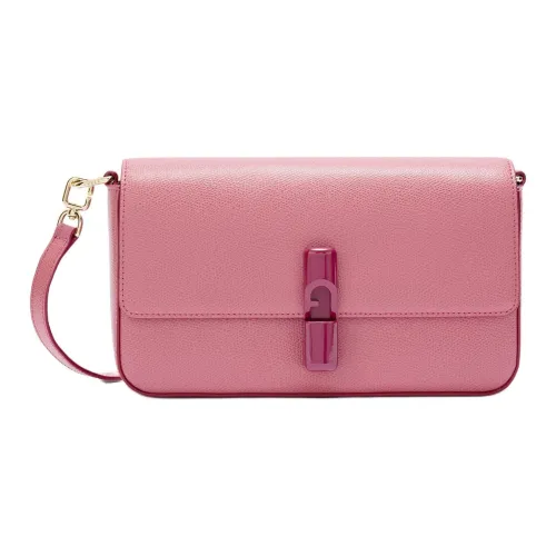 Furla Кожа Сумка через плечо Маленькая Женская Светло-розовая