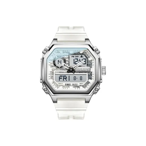 Dickies Кварцевые часы пластиковый ремешок 44 мм белый циферблат унисекс ограниченная серия коробка