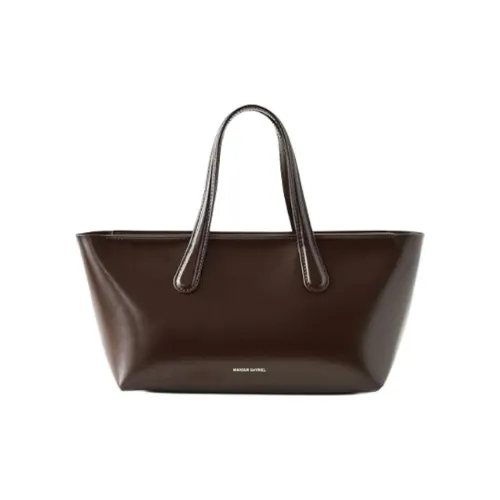 MANSUR GAVRIEL Телячья кожа Сумка через плечо Сумка Мини Женская Шоколад