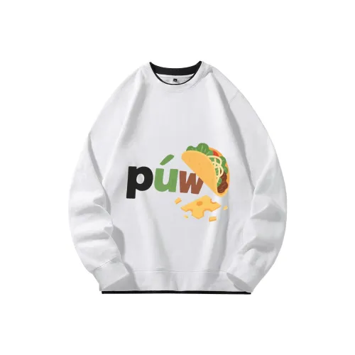 PWUE Белый Унисекс Свитшоты