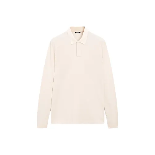 Massimo Dutti Белая Мужская Поло