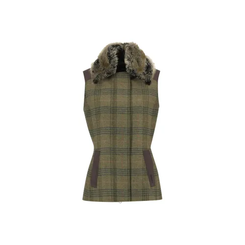 BARBOUR Зеленые Женские Жилеты