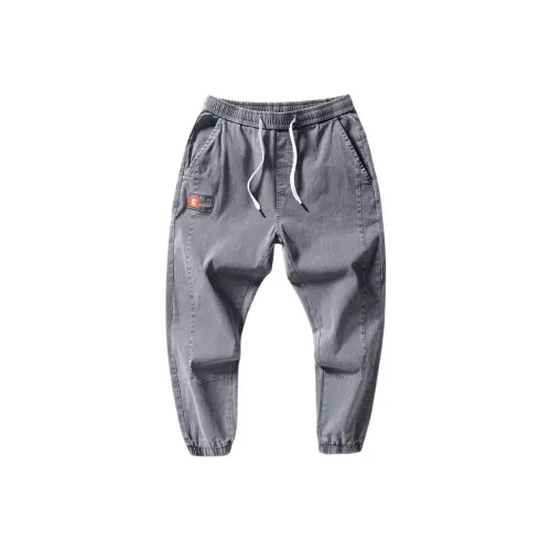 GUISE Осенние Джинсы Эластичные Манжеты Унисекс